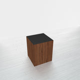 RECTANGLE - Thermo Walnut Base + Black Top - 15x15