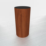 CYLINDRICAL - Cherry Heartwood Base + Black Top - 18x18