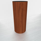 CYLINDRICAL - Cherry Heartwood Base + Black Top - 18x18