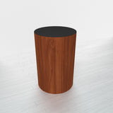 CYLINDRICAL - Cherry Heartwood Base + Black Top - 20x20
