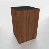 RECTANGLE - Thermo Walnut Base + Black Top - 23x23