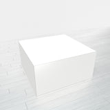 RECTANGLE - White Base + White Top - 23x23